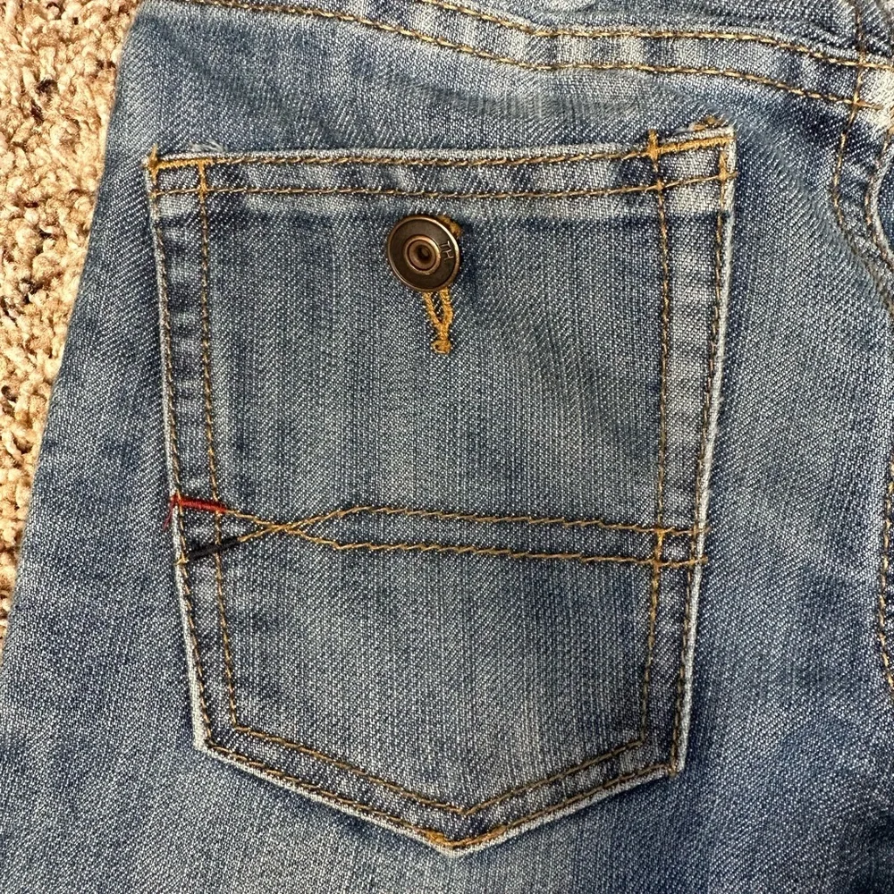 Tommy Hilfiger Boys Denim Jeans Revolution Slim Size 5 Adjustable Waist Snap/Zip